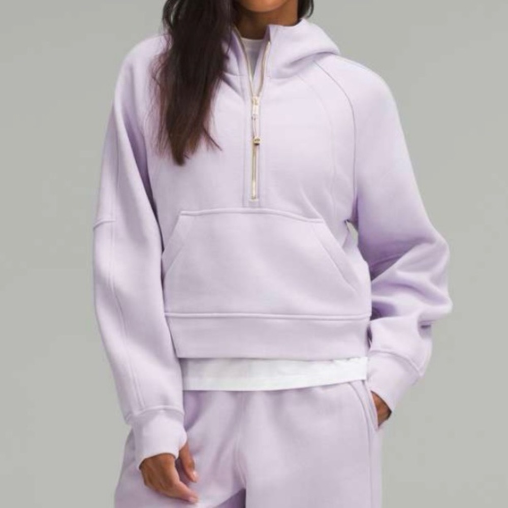 lululemon athletica Lavender Half-Zip Hoodie